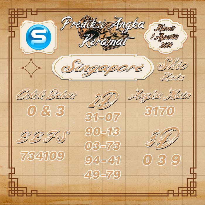 PREDIKSI SINGAPORE ANGKA KERAMAT